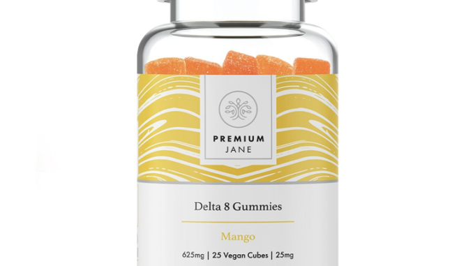 Premium Jane Mango Vegan Delta-8 THC Gummies Product Review